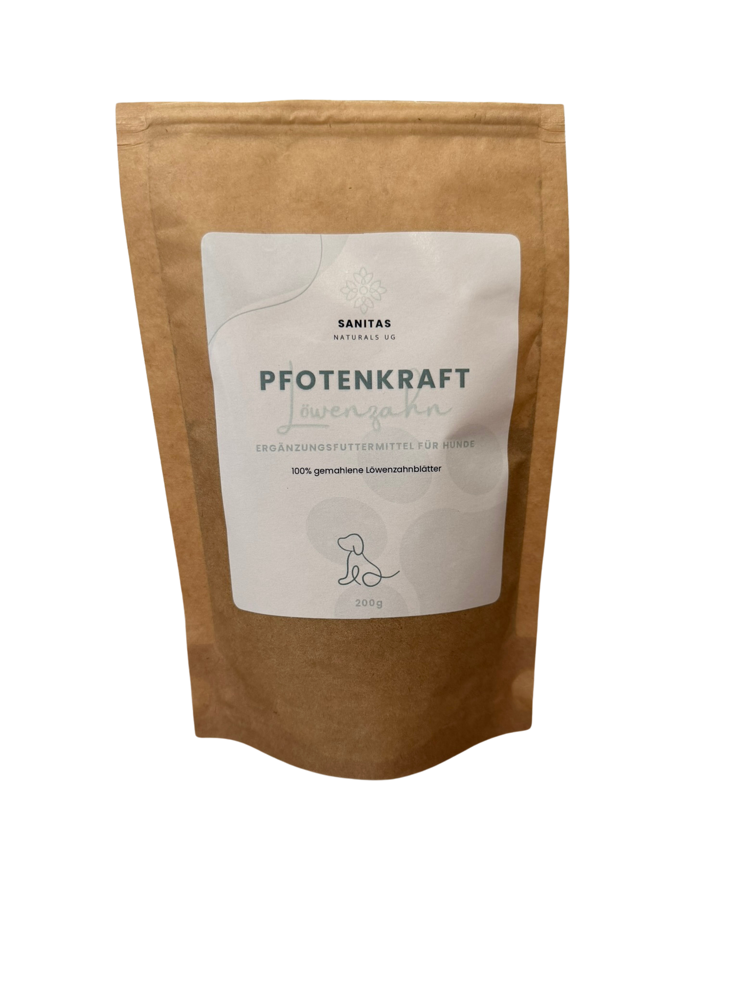 PFOTENKRAFT Löwenzahn, gemahlen, 200g