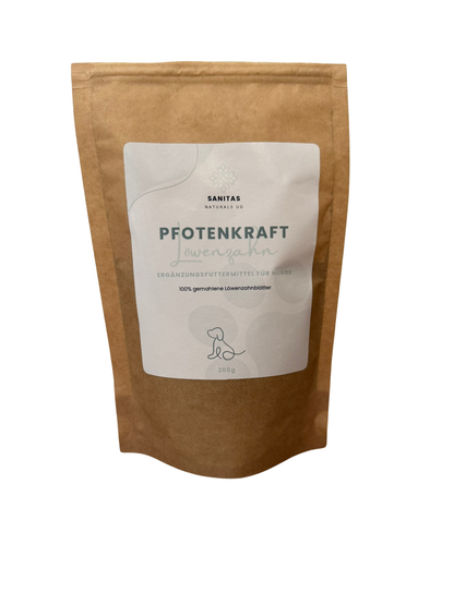 PFOTENKRAFT Löwenzahn, gemahlen, 200g