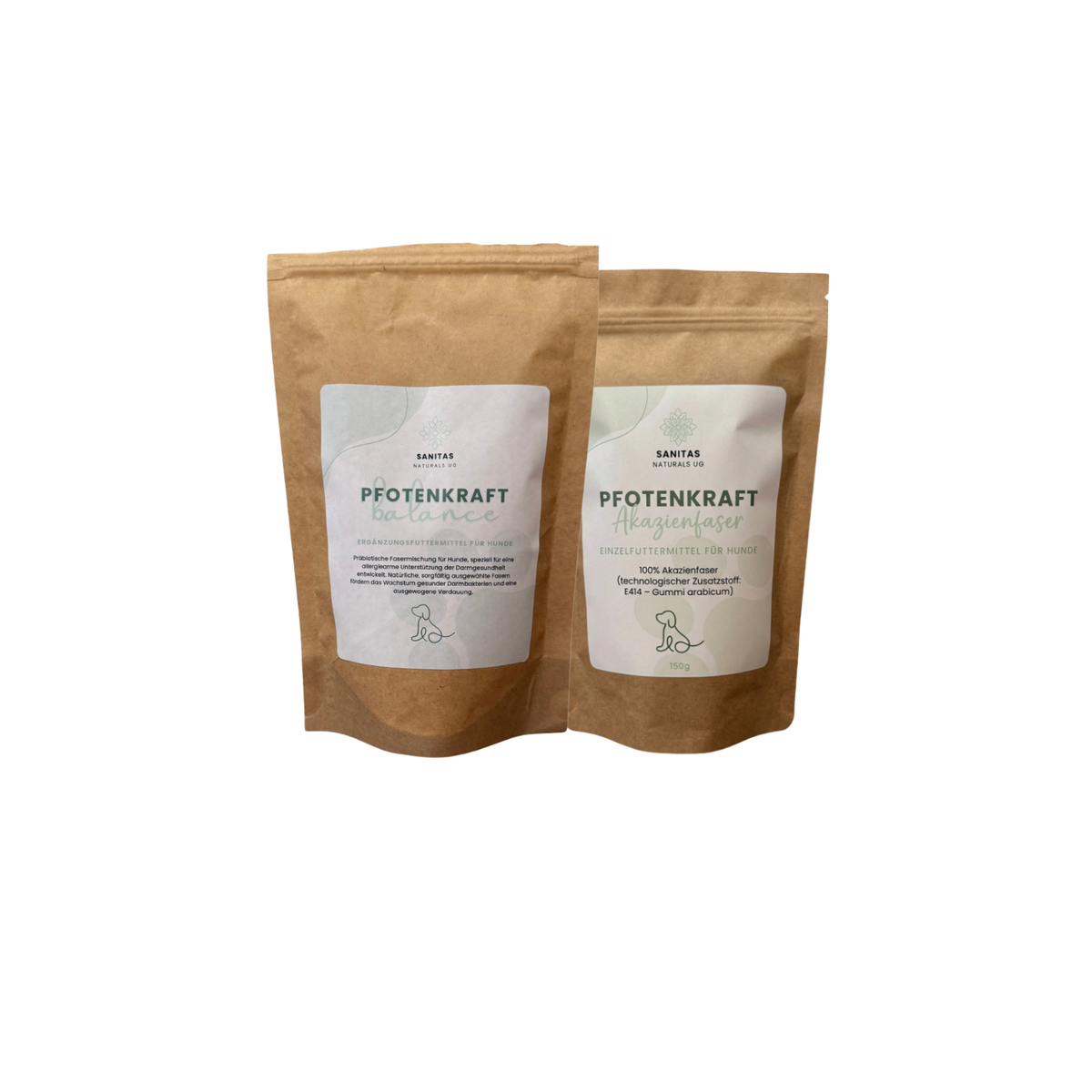 Pfotenkraft Präbiotik-Set | Balance + Akazienfaser | Das ganzheitliche Darmkonzept