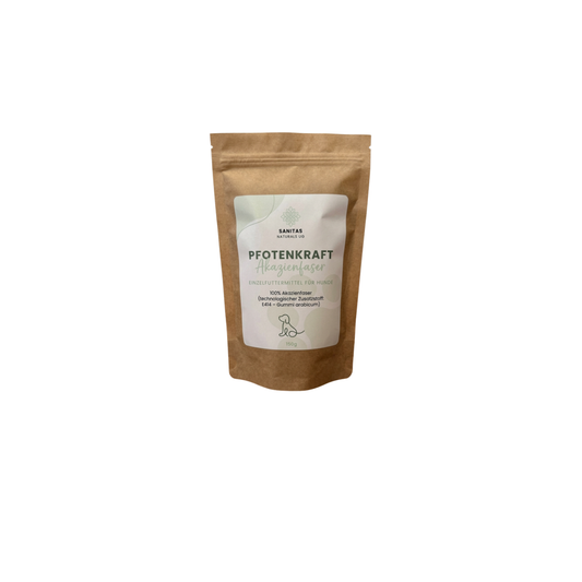 Pfotenkraft Akazienfaser – Präbiotisches Einzelfuttermittel für Hunde | 150 g
